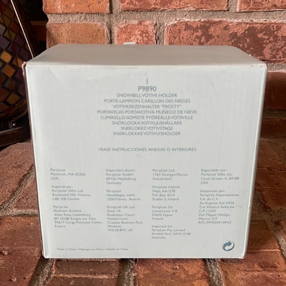 NIB PartyLite Snowbell Snowman Votive Holder - Picture 9 of 9